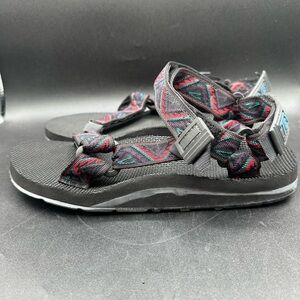 TEVA Men's Original Universal Aztec Printed Velcro Slip On Sandals 9 Multicolor